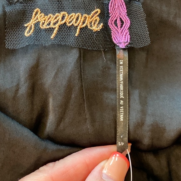 New! Free People dance til dawn Halter Maxi Dress nwot black 33461 - Picture 11 of 15